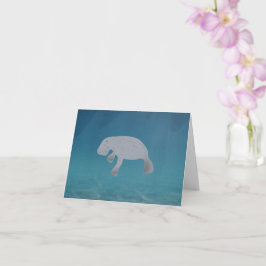 Manatear Cartão de Saudação