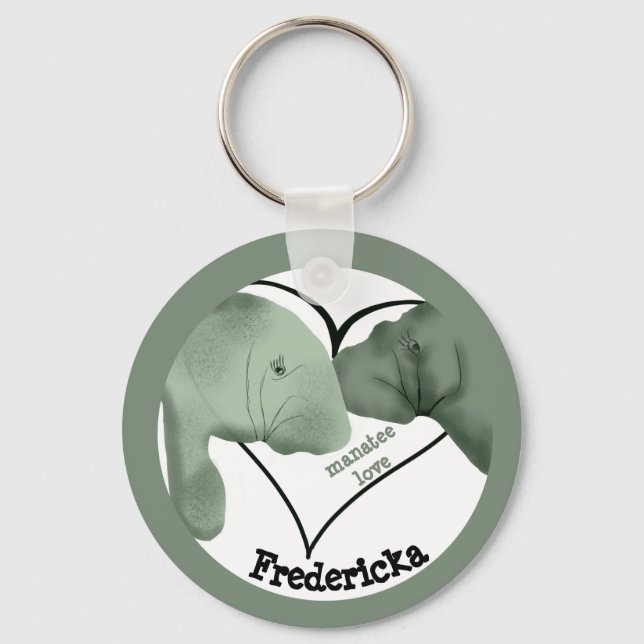 Manatee Love Chaveiro (Frente)