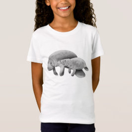 Manatee Madre e Calf T-shirt