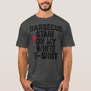 Mancha de churrasco na minha camiseta branca