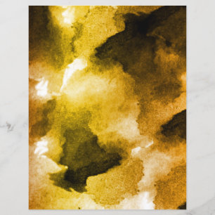 Manchas de aquarela amarela em scrapbook pastéis s