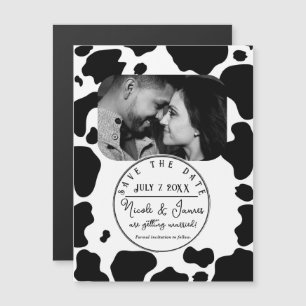 Manchas de Vaca Impressão Preto & Branco Salvar a 