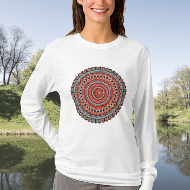 Mandala 6 T-Shirt (Criador carregado)