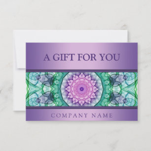 Mandala aquosa roxa moderna