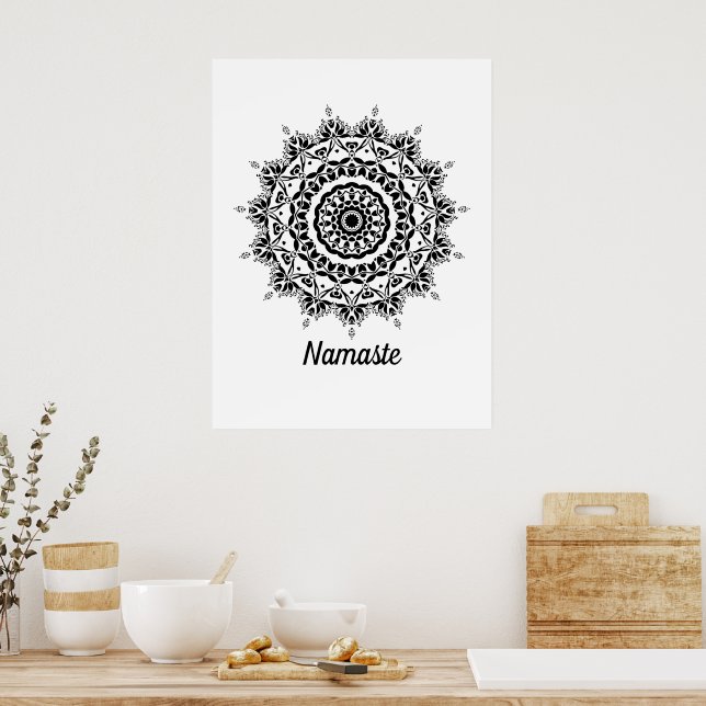 Mandala Art Poster (Cozinha)