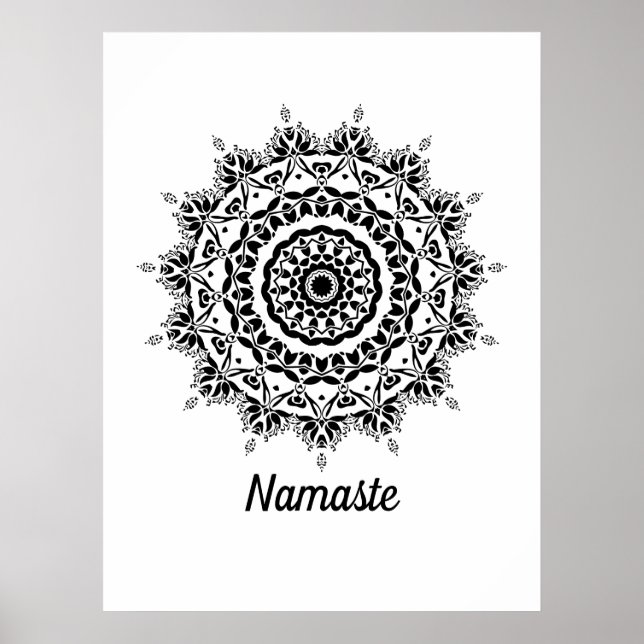 Mandala Art Poster (Frente)