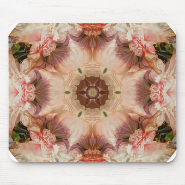 Mandala da flor de trombeta do anjo - Mousepad (Frente)