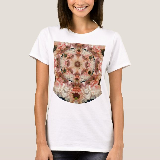 Mandala da trombeta do anjo - t-shirt (Frente)
