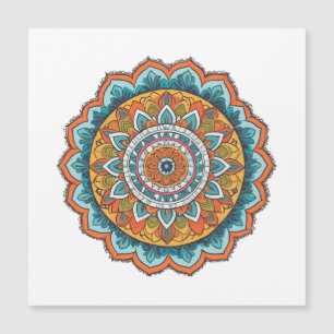mandala de várias cores