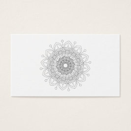 Mandala decorativa isolada em fundo branco.