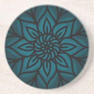 Mandala Design Sandstone Porta-copos