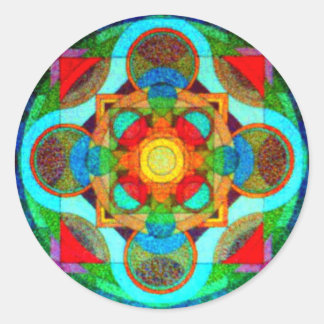 Mandala do adesivo energético positivo