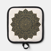 Mandala Dourada e marinho