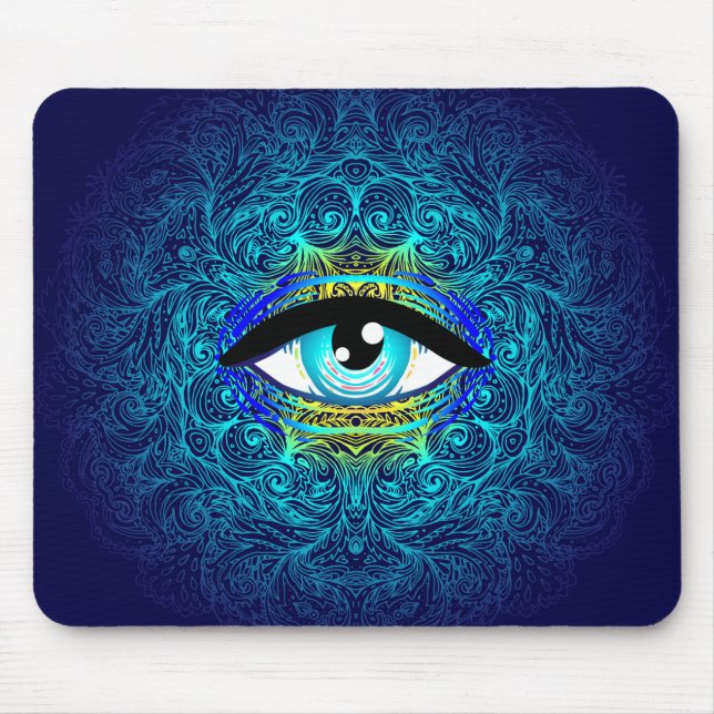 Mandala Eye Mouse Pad (Frente)