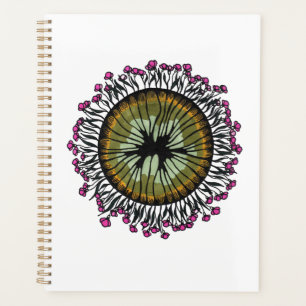 Mandala Floral Psikedélico Planejador de Olhos A