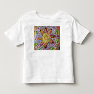 Mandala Flower Draing Toddler Fine Jersey T-Shirt