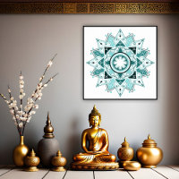 Mandala geométrica, Poster místico