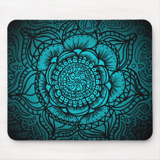 Mandala Mousepad da cerceta (Frente)