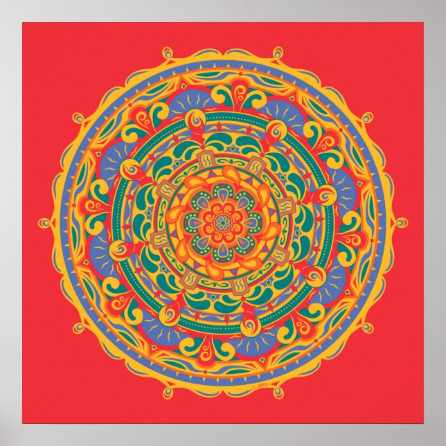 Mandala nº 6 - Poster (Frente)