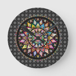 Mandala. Paz, Amor, Relógio de Parede