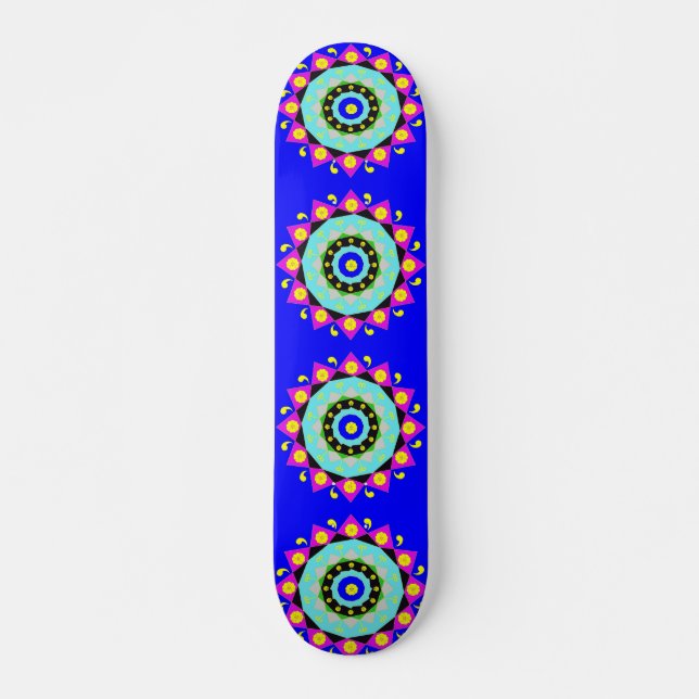 Mandala: skate decorativo (Frente)