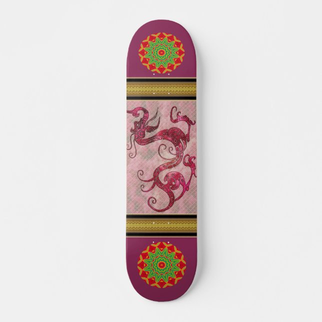 Mandala Skateboard (Frente)