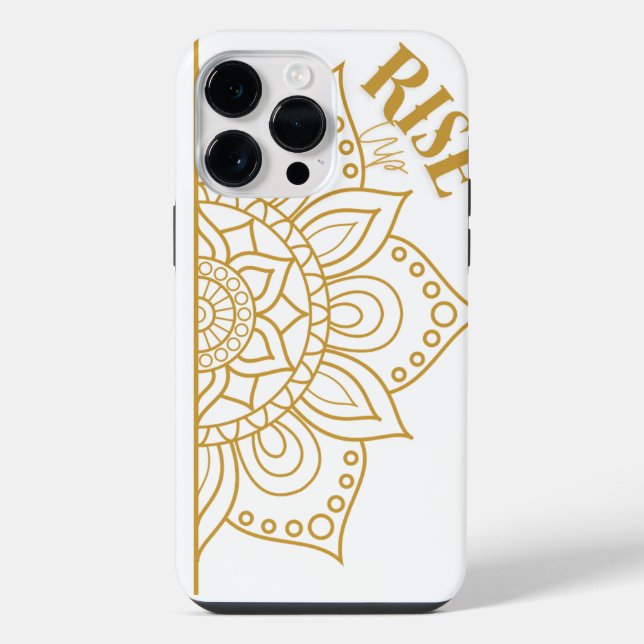Mandala vibe - iphone 14 pro max case (Verso)