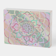 Mandala Wooden - Sinal