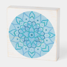 Mandala Wooden - Sinal