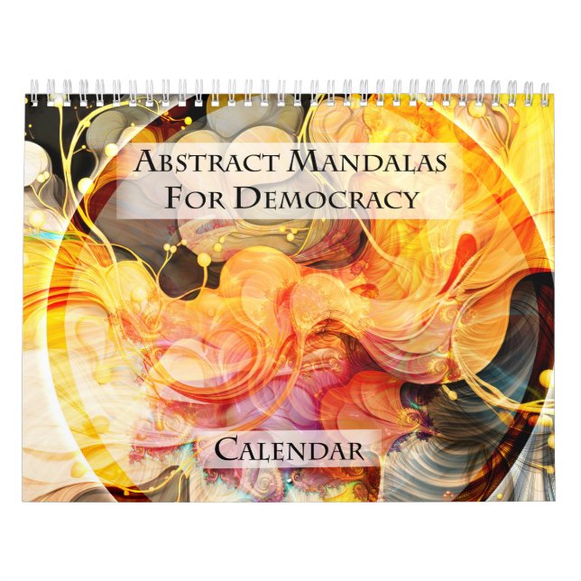 Mandalas Abstratos para Calendário da Democracia (Capa)