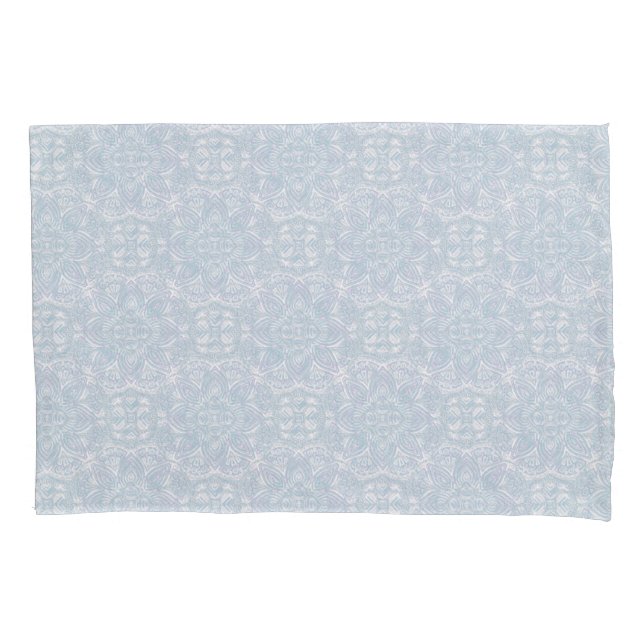 Mandalas claras azuis, cor-de-rosa e branco (Frente)