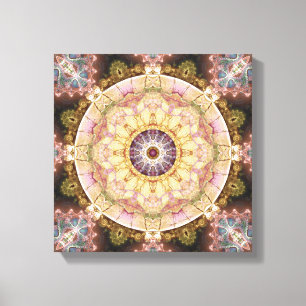 Mandalas do coração de canvas da mudança 2