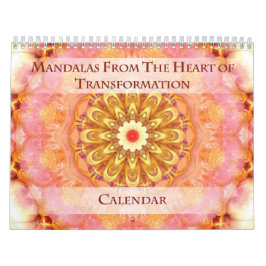 Mandalas do coração do calendário da transformação