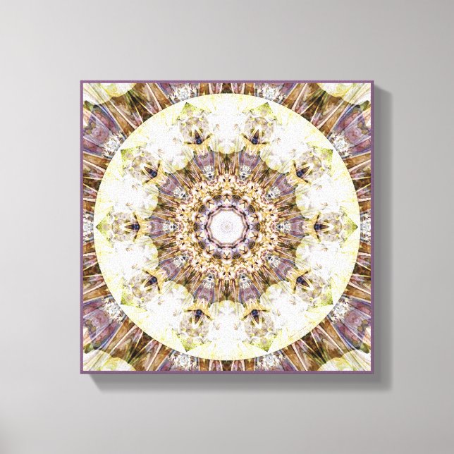 Mandalas do Heart of Freedom 9 Canvas Print (Frente)