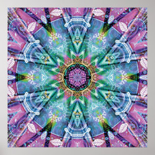 Mandalas do Impressão do Coração da Compaixão 