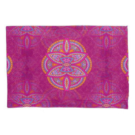 Mandalas em pinks mistos repetem padrões