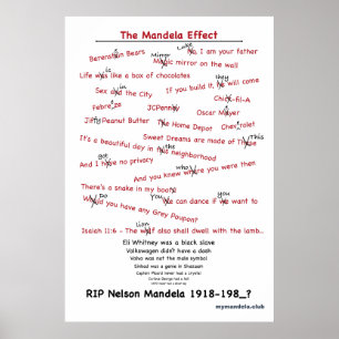 Mandela efetua o poster