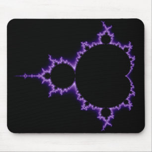 Mandelbrot elétrico Mousepad ajustado