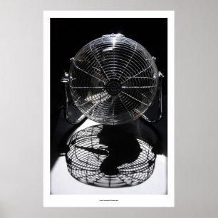 Mandrill Fan BW Still Life Fotografia L Poster