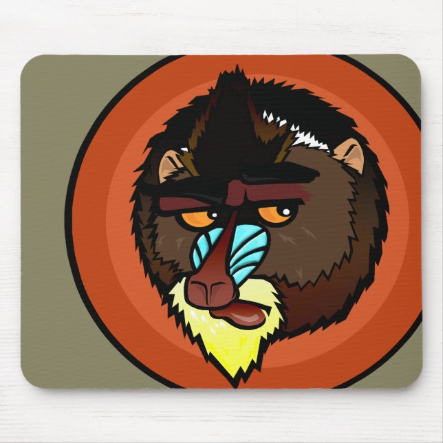 MANDRILL HORIZONTAL MOUSE PAD (Frente)