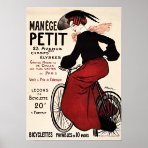 Manege Petit Bicycles Vintage Advertising Poster