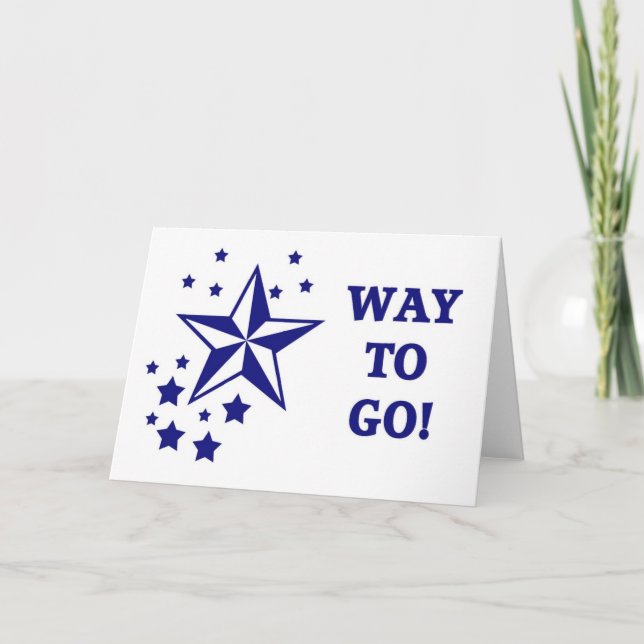 Maneira de ir! Cartão do empregado (Frente)