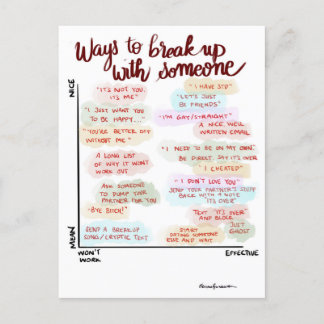 Maneiras de quebrar o cartão postal