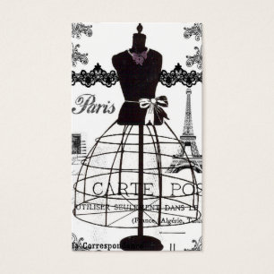 Manequim branco preto da forma de Paris
