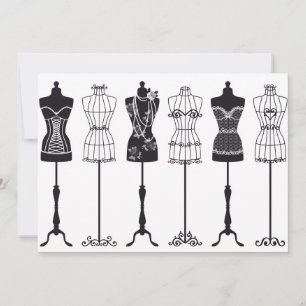Manequins de moda de safra
