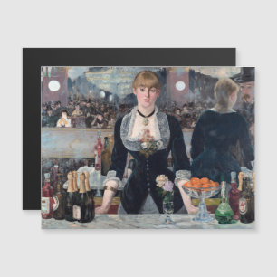 Manet - Um Bar no Cartão Magnético Folies-Berger