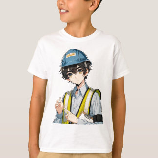 Manga Arbeitssicherheitsexperte T-Shirt