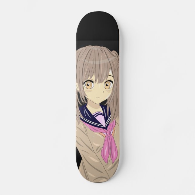 Manga girl skateboard (Frente)