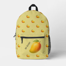 Manga Grande, Fruta Doce e Nome em Amarelo