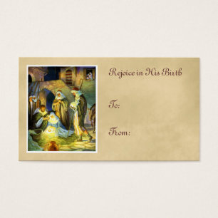 Manger Jesus presentes no Natal